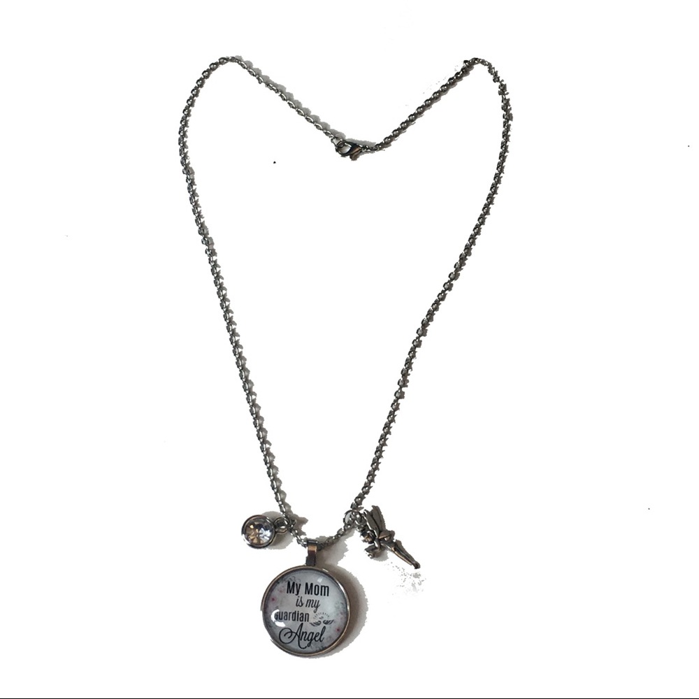 (C3) My Mom is my Guardian Angel Necklace - Picture 2 of 7